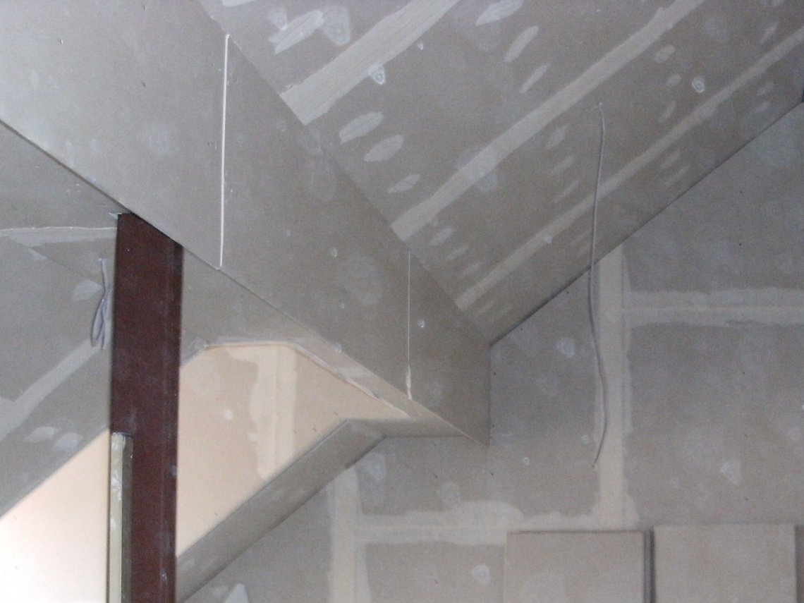 Schrägdacherweiterung eines Dachbodens